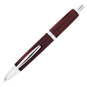 Penna Pilot Capless Wood Rosso Birch Stilografica A Scatto Con Astuccio