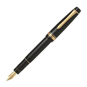 Penna Pilot Justus 95 Gold Nero Stilografica Con Tappo