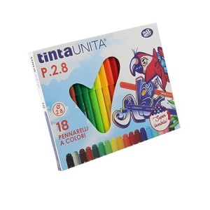 Pennarelli Tinta Unita 18 colori Joy