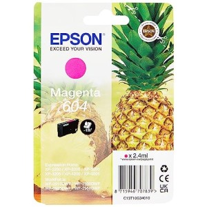 Cartuccia Epson Ananas Originale 604 Magenta 2,4ml