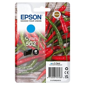 Cartuccia Epson Peperoncino 503 Cyano originale 3,3ml