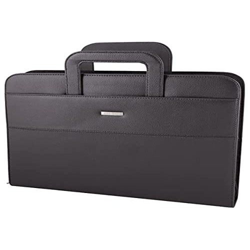 PortaBlocco con Manici City Professional Nero Ecopelle 36x28,5x6