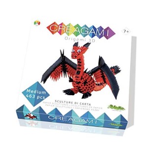 Creagami Origami Modulari 3D Medium 481 Pz "Drago"