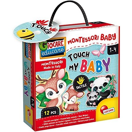 Lisciani Giochi Montessori Baby "My baby" Cuccioli Smerigliati