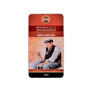 Pastelli Koh-i-Noor Acquerellabili Mondeluz 12 Pz