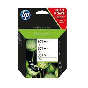 MULTIPACK ORIGINALE HP 301 2BK+1COL E5Y87EE