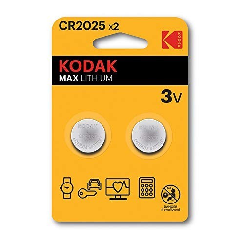 2 Batterie CR2025 Kodak Premium Max Lithium