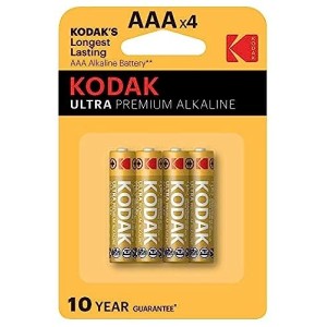 4 Batterie AAA Mini-Stilo Kodak Premium Alkaline