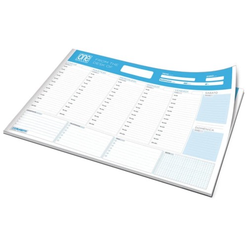 Planner Settimanale da Scrivania Blasetti A3 60ff