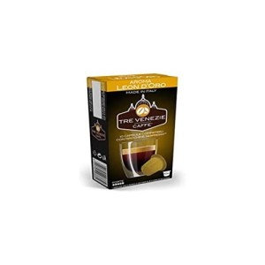 200 CAPSULE CAFFE' TRE VENEZIE NESPRESSO LEON D'ORO FORTE