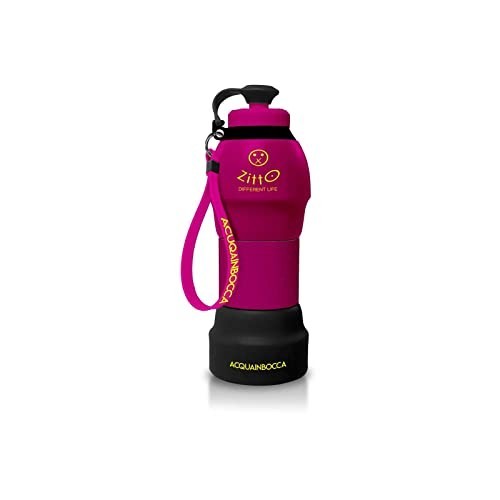 Eco Borraccia Espandibile In Silicone Zitto Acquainbocca Active Fucsia