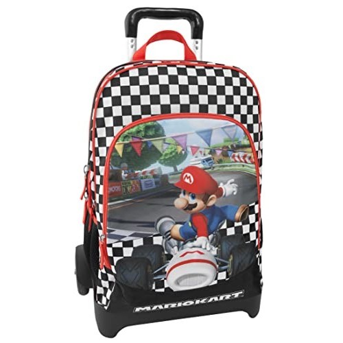 Zaino Organizzato Trolley Staccabile New Super Mario Kart