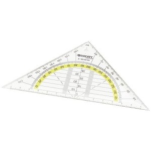 Squadra Geometrica 16cm 45° Senza Impugnatura Arda