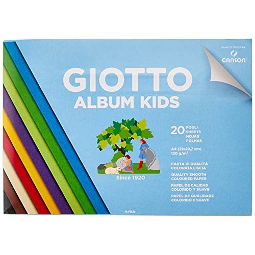 Album Colorato A4 Giotto 20ff 120gr Album Kids