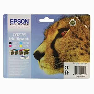 CARTUCCIA ORIGINALE EPSON C13T07154010 T0715 MULTIPACK BK-C-M-Y