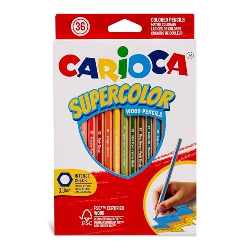 36 Pastelli Carioca Supercolor 3,3mm