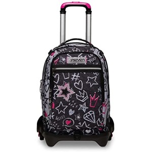 Trolley Seven Jack-3WD Zipper Glamy Femmina