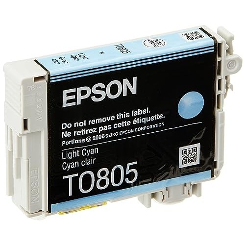 CARTUCCIA ORIGINALE EPSON C13T08054010 T0805 LIGHT CIANO