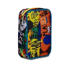 Speed Case Astuccio 1 Zip SJ Gang Critty Seven con Apertura Scomparti Interna