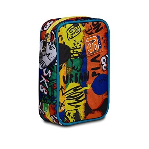 Speed Case Astuccio 1 Zip SJ Gang Critty Seven con Apertura Scomparti Interna