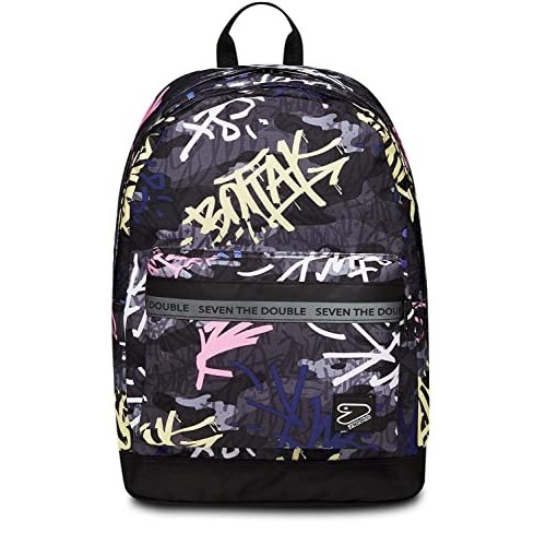 Zaino Pro XXL Seven GRS Graffiti con Cuffie Wireless Omaggio