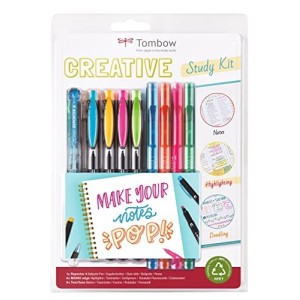 Astuccio Creative Set 9pz Fudenosuke+Twin Tombow