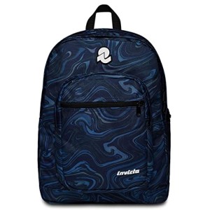 Zaino Invicta Backpack Fantasy Blu con Onde