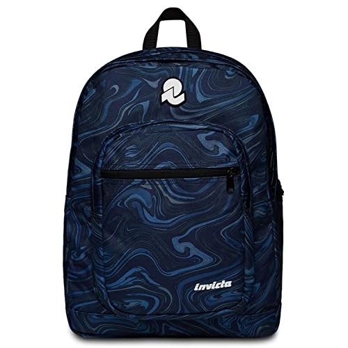 Zaino Invicta Backpack Fantasy Blu con Onde