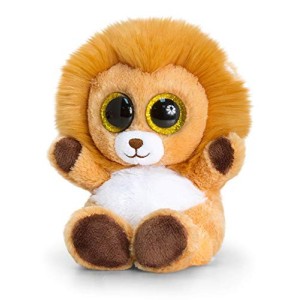 Keel Toys, SF0443, Leone di Peluche Animoutsu, 15 cm