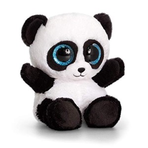 Keel Toys, SF0451, Panda di Peluche Animoutsu, 15 cm