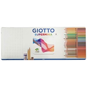 Astuccio in Metallo Pastelli Giotto Supermina 50pz