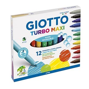 12 Pennarelli Giotto Turbo Maxi