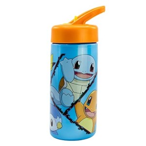 Borraccia Pokemon per Bambini in Plastica con Beccuccio