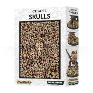 Games Workshop - Warhammer Citadel - Scatola di grasse/Skulls, colore: Nero