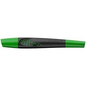 Penna a Sfera Schneider Breeze Ergonomica Nero-Verde