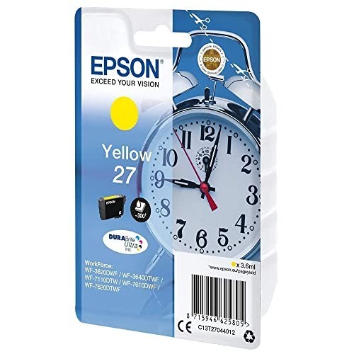 CARTUCCIA ORIGINALE EPSON C13T27044020 T27 YELLOW