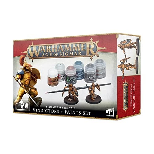 Games Workshop - Warhammer Age of Sigmar Vindictors + Paint Set