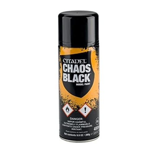 Games Workshop - Citadel Colour - Chaos Black Spray 400ml