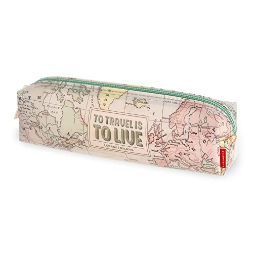 Pencil Case - Astuccio Trasparente - Travel - Legami