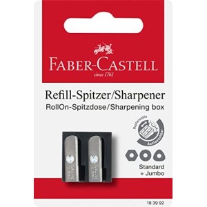 Temperamatite 2 Fori di Ricambio RollOn Dots e Sparkle Faber-Castell