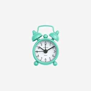 MINI TICK TOCK ALARM CLOCK VERDE