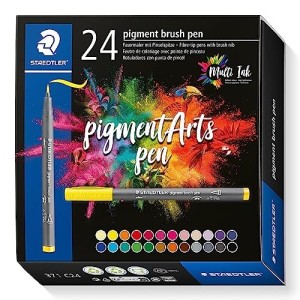 Astuccio 24 Brush PigmentArts Multi Colours Staedtler