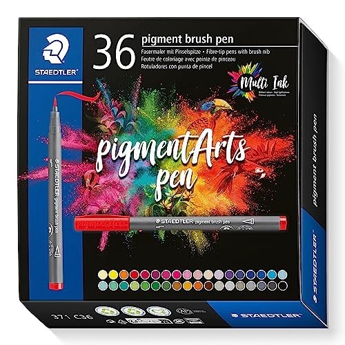 Astuccio 36 Brush PigmentArts Multi Colours Staedtler