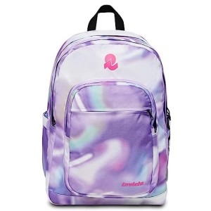 Zaino Invicta Jelek Backpack Grs Fanatsy Bianco e Viola