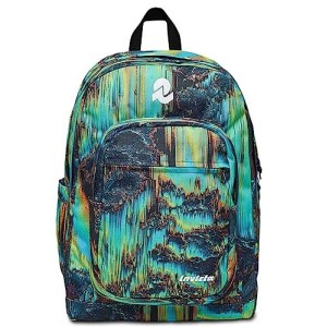 Zaino Invicta Jelek Backpack Grs Fanatsy Verde e Nero