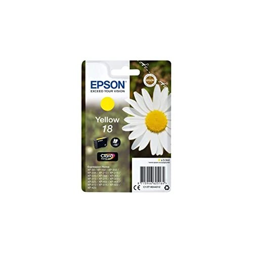 CARTUCCIA EPSON C13T18044010 T1804 GIALLO ORIGINALE