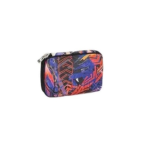 Astuccio Rigido Maxi Comix Flash 1 Zip 3 Scomparti Pieno Flybox