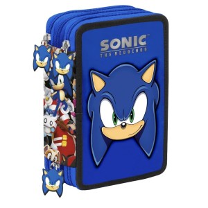 Astuccio 3 Zip Sonic The Hedgehog