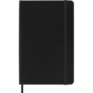 Taccuino Bianco Moleskine Nero 11,5x18 208pag Copertina Rigida