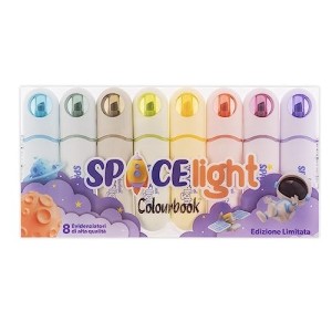 Astuccio 8 Evidenziatori Spacelight Colourbook Limited Edition